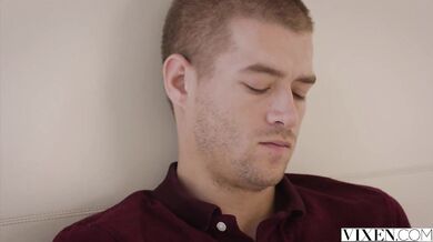 Lovely brunette got fucked by her stepbrother