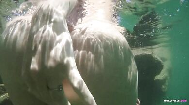 Molly Pills fucked by the lake