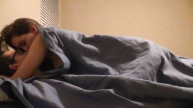 Hot amateur couple in action