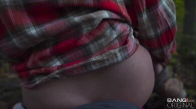 Hot fuck in the woods