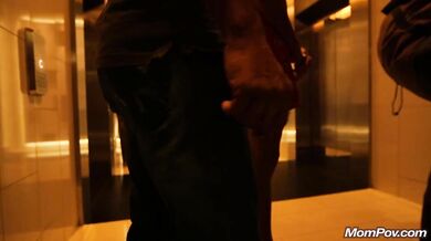 hot MILF choosed him for threesome