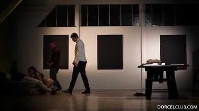 Three dicks for slutty Clea Gaultier