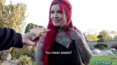 TS Sabien Demonia Big Ass Outdoor Creampie