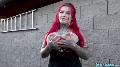 TS Sabien Demonia Big Ass Outdoor Creampie