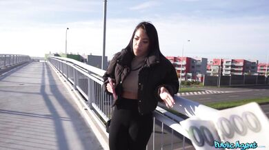 Latina babe's POV blowjob and cumshot