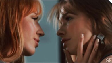 Hot lesbian play scene between Lilly Mays and Amanda Lee