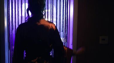 Gorgeous Marfa Pushkin gets her hungry holes fucked raw in a massive double-ended spit-roast.