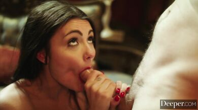 Adria Rae take two massive dicks at once until her holes are completely fucked out