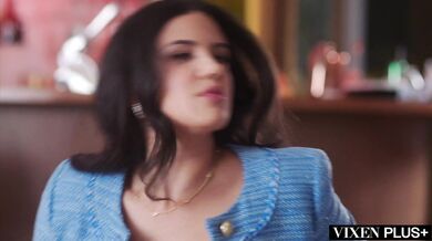 Cock-hungry Penny gets her hairy pussy fucked raw in this raw behind-the-scenes action