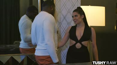 Gorgeous Keira gets her tight ass fucked into a deep, pulsing gape