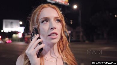 Total internal demolition of Roxie Sinner by a heavy duty black rod while her boyfriend is away