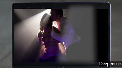 Suspended high above the floor, Adriana Chechik’s tight holes are absolutely pulverized by a relentless, heavy-hitting rod.