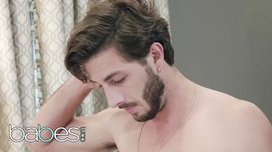 Lena Paul swallows a massive load after getting her tight pussy destroyed in bed