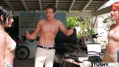 Anal queen Dolly Orchid gets greedy and wants to feel his wood inside her ass all night