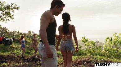 Anal queen Dolly Orchid gets greedy and wants to feel his wood inside her ass all night