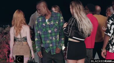 Tiny redhead Madi Collins goes airtight in her first ever BBC gangbang