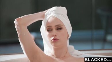 Petite goddess Braylin Bailey get her brains fucked out and her pussy stretched to the limit by the biggest cock of her life