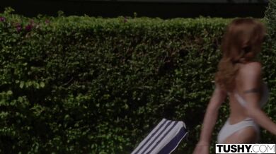 Blonde babysitter Andie Grey gets her tight ass pulverized in a secret anal affair