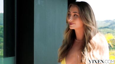 Insatiable housesitter Lily Phillips takes a brutal internal wrecking from a massive cock