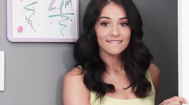 These lookalike hotties share every inch of Mike’s thick rod after a steamy lesbian session that left their shaved pussies soaking wet