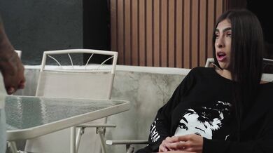 Latina supervisor scolds her worker then forces him to show his cock for extra cash