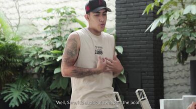 Latina supervisor scolds her worker then forces him to show his cock for extra cash