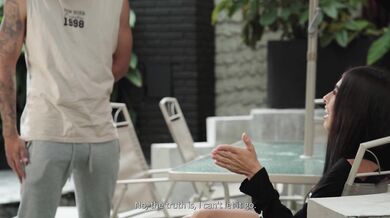 Latina supervisor scolds her worker then forces him to show his cock for extra cash