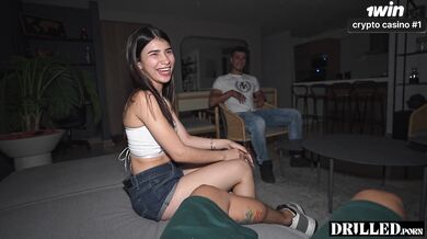 Best friend gives permission to wreck his sisters tight pussy