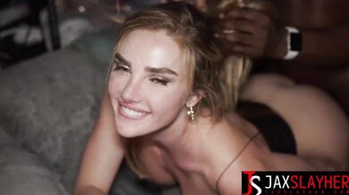 Kenzie takes a deep drilling that leaves her hole wide open and leaking