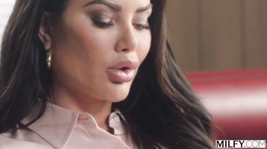 Gorgeous MILF Savanah Storm gets her tight slit fucked raw and totally stretched out