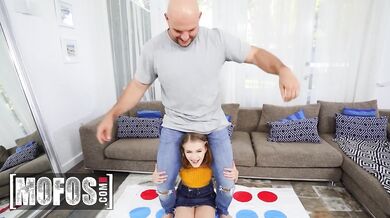 Dakota Burns gets her tight pussy fucked raw after teasing JMac with a fun game