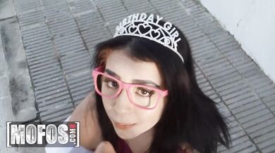 Kitty Love gets her birthday pussy fucked raw by Jordi in a roadside massacre