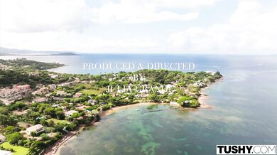 Naughty baddie Britney Dutch gets double penetrated by two thick cocks in a hardcore 3way