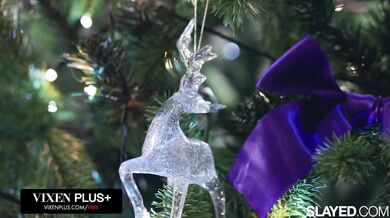 Nancy Ace and Mel Rose share an intense and hungry lesbian encounter in the bedroom