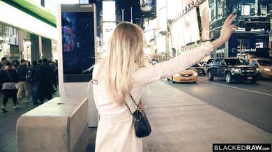 Tiny blonde teen Haley manages to handle the biggest black member on earth