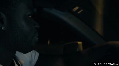 Double penetration for this blonde hottie who loves being filled by two black men