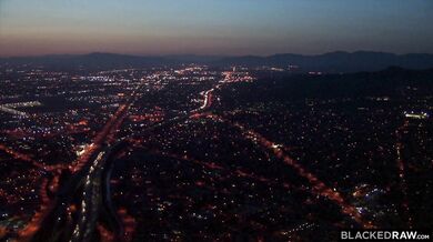 Ashley Lane takes on two huge black cocks at once in a wild tag-team session