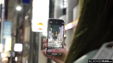 Asuka Tenshi explores the local flavors by taking a giant BBC deep in her pussy