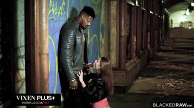 Intense interracial dominance as Sybil takes every inch of a giant black member