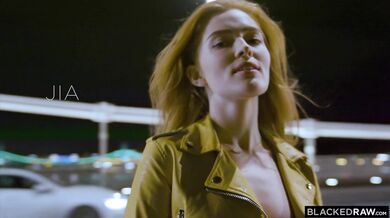 Redhead hottie takes every inch of a giant black member to satisfy her deepest cravings