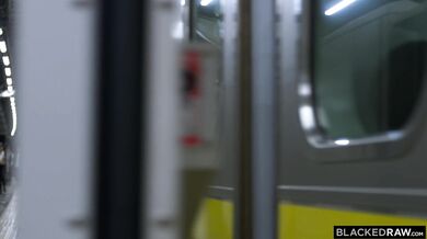 Tiny Asian babe Rikako Katayama takes a big surprise from a tourist in this hardcore scene