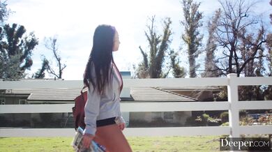 Karlee leaves reality behind to explore her wildest desires in this steamy bedroom encounter