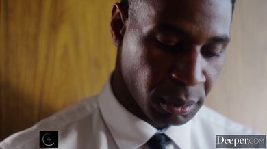 Blair forces her cheating hubby to watch as she gets drilled and filled by another man