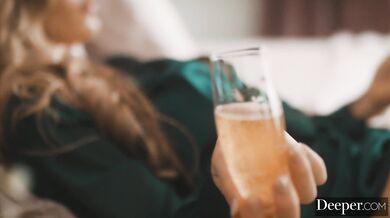 Nicole explores her wildest fantasies while being serviced by a powerful and hung stud