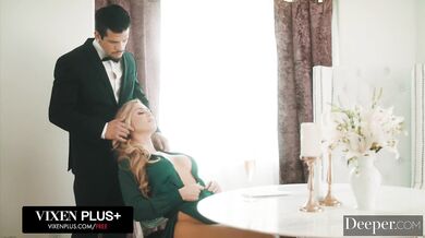 Nicole explores her wildest fantasies while being serviced by a powerful and hung stud