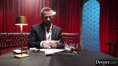 Valerica Steele loses control and squirts hard while riding her older boss' thick wood