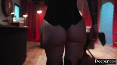 Kazumi and Connie Perignon get their tight holes filled and their asses spanked at a sex party