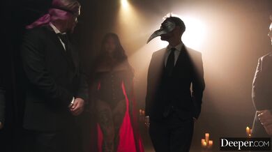 Kazumi and Connie Perignon get their tight holes filled and their asses spanked at a sex party