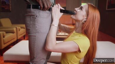 Redhead bombshell Little Dragon takes every inch of a powerful BBC in her secret tryst
