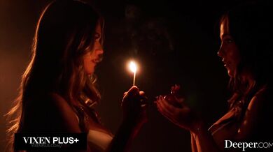 Angie Faith and Rissa May take turns worshiping and riding a massive BBC until they are both satisfied